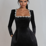 Robe Mini en Velours