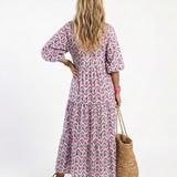 Robe Midi à Manches Longues Michelle