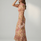 Robe Maxi à Col Montant Doux Vianne