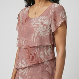 Robe Longueur Genou à Motif Doux Arielle