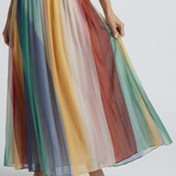 Robe Maxi à Rayures Légères Sereine