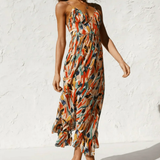Robe Midi Éclat Coloré