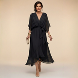 Robe en Mousseline à Décolleté V