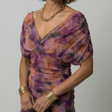 Robe Midi Décontractée à Épaules Dénudées Carine