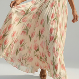 Robe Midi Dos Nu à Fleurs Auriane