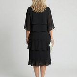 Robe Midi à Volants Margaux