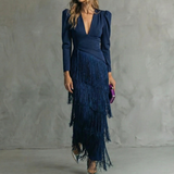 Robe Élégante à Franges Élise