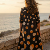 Robe à Pois au Crépuscule Violaine