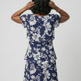 Robe Florale Subtile Longueur Genou Thérèse