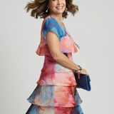 Robe Longueur Genou à Motif Marbré Marthe