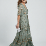 Robe Maxi Dos Nu Fleurie Célestine