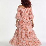 Robe Maxi Florale à Volants Rosalie
