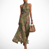Robe Longue Élégante Florale Élise