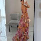 Robe Maxi Élégance Florale