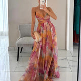 Robe Maxi Élégance Florale