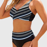 Bikini Graphique Noir et Blanc Mélanie