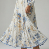 Robe Midi Plissée Portefeuille Axelle