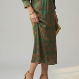 Robe Midi Portefeuille Lune