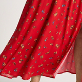 Robe Midi à Manches Bouffantes Delphine