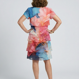 Robe Longueur Genou à Motif Marbré Marthe