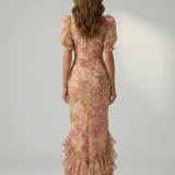 Robe Maxi à Col Montant Doux Vianne