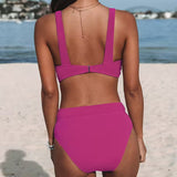 Bikini Noir Taille Haute Marine