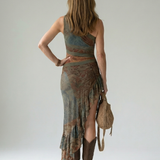 Robe Midi Drapée Azalée