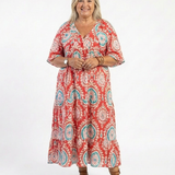 Robe Midi à Imprimé Cachemire Salomé