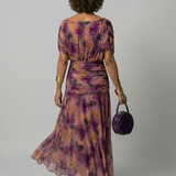 Robe Midi Décontractée à Épaules Dénudées Carine