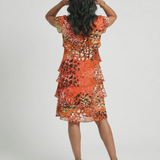 Robe Longueur Genou à Motifs Épars Éliette