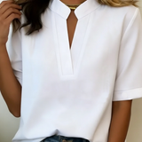 Blouse Chic à Col en V Margaux