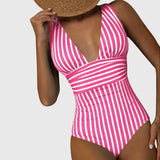 Maillot Rayé Écru Clémentine