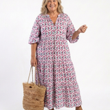 Robe Midi à Manches Longues Michelle