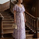 Robe Midi à Manches Volantées Valérie