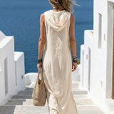 Robe Maxi à Manches Marion