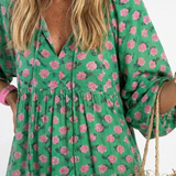Robe Midi à Imprimé Floral Flore