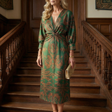 Robe Midi Portefeuille Lune