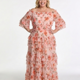Robe Maxi Florale à Volants Rosalie