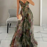 Robe Maxi Élégance Florale