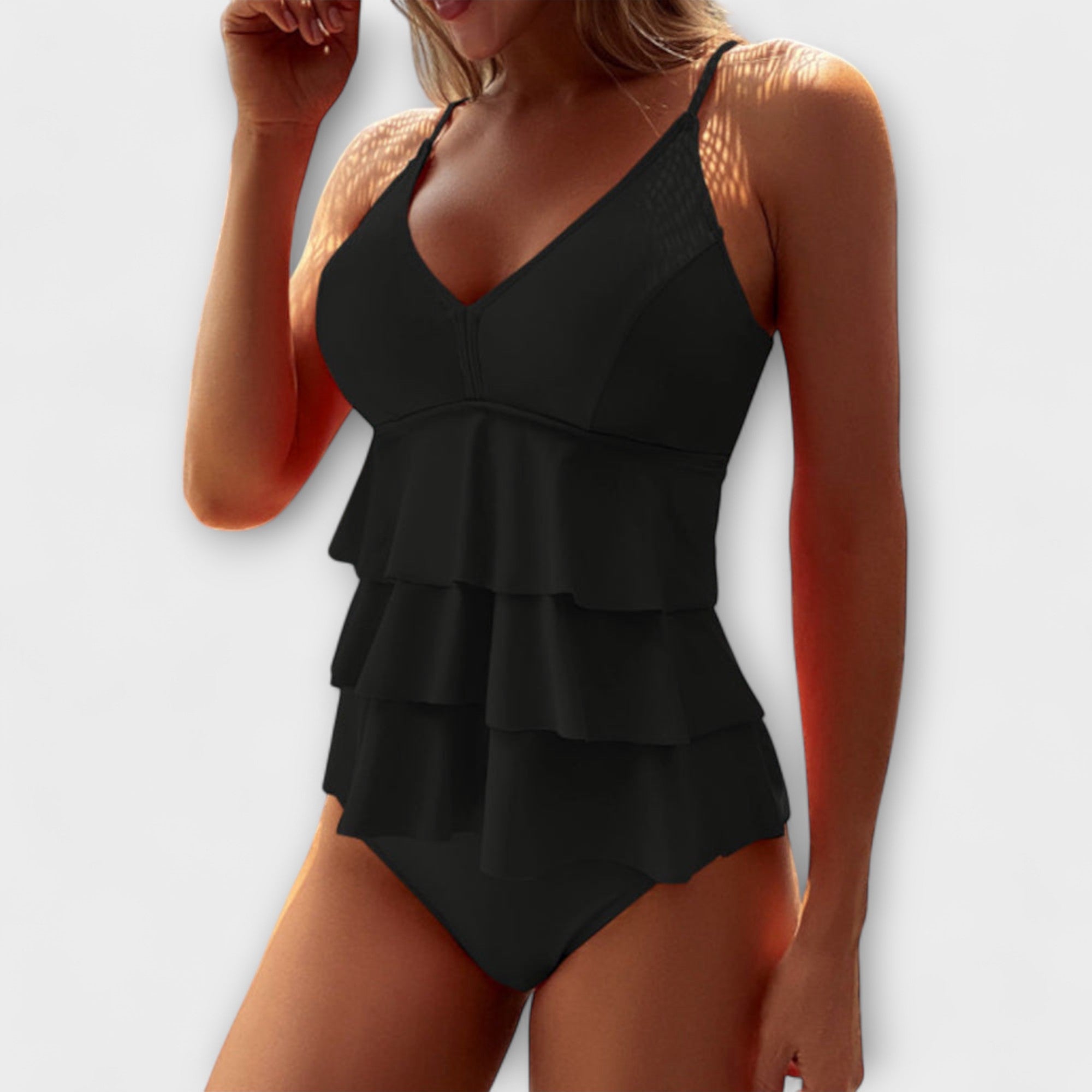 Tankini Corail à Volants Élise