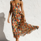 Robe Midi Éclat Coloré