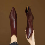 Bottines à Talon Élégant