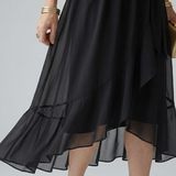 Robe Midi Drapée Églantine