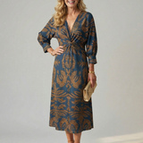 Robe Midi Portefeuille Lune