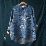 Chemise Élégante à Motif Romane
