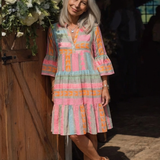 Robe à Imprimé Géométrique Maëlle