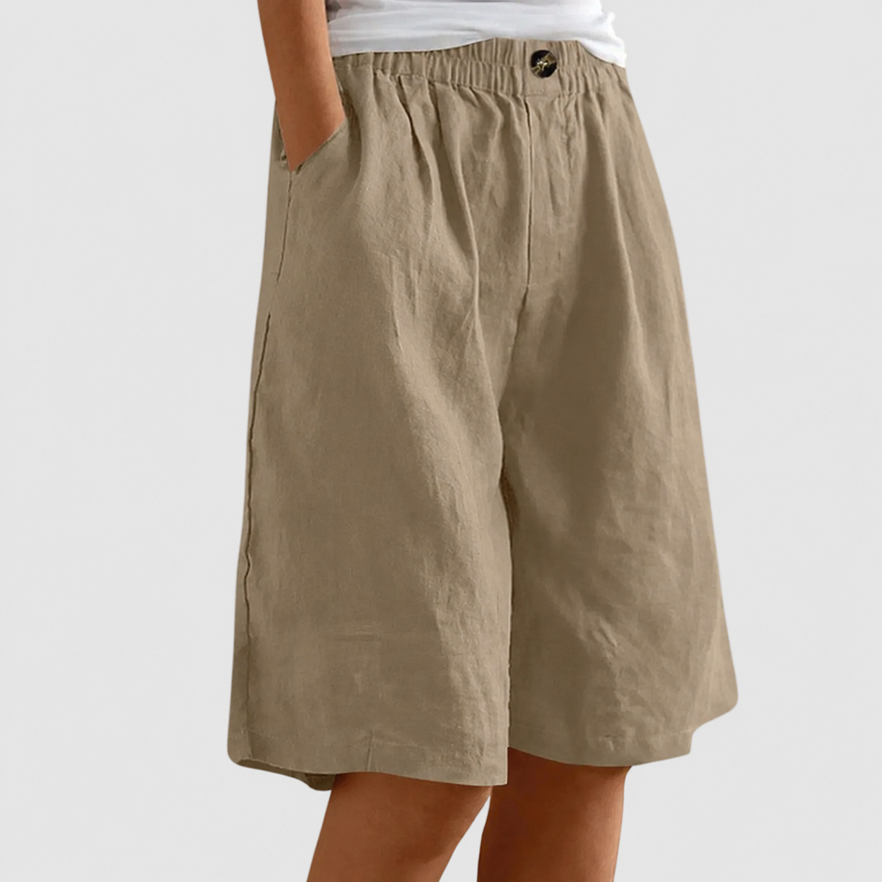 Short Ample Taille Élastique Marie
