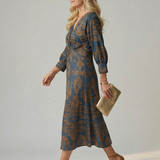 Robe Midi Portefeuille Lune