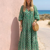 Robe Midi à Imprimé Floral Flore