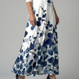 Robe Midi Croisée à Col Céline